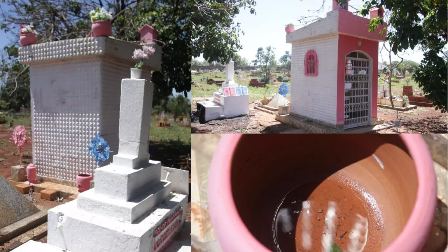 Água de túmulo que fiéis bebem em Campo Grande será investigada por ter 'procedência incerta'