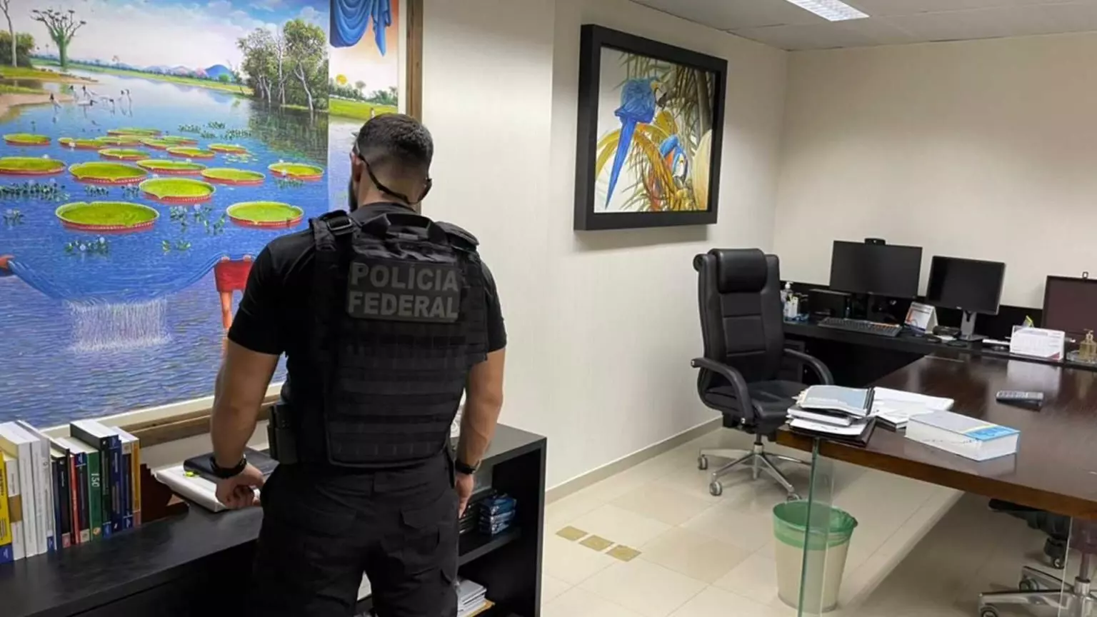 Três conselheiros do TCE-MS são afastados em operação da PF por fraude em licitação