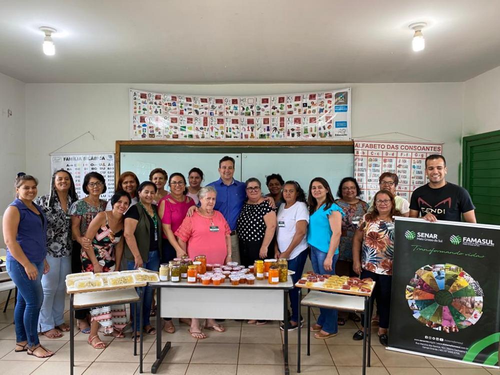 Prefeitura de Nova Alvorada do Sul realiza encerramento do Curso de Conserva