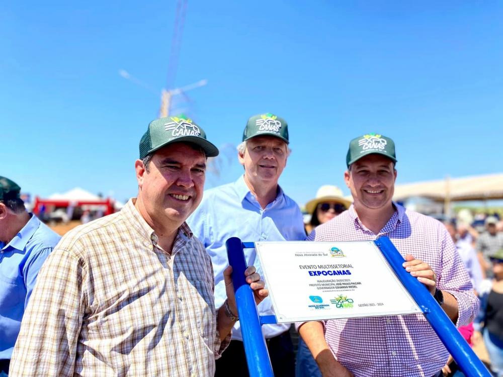 Evento de inauguração marca primeiro dia de Expocanas em Nova Alvorada do Sul