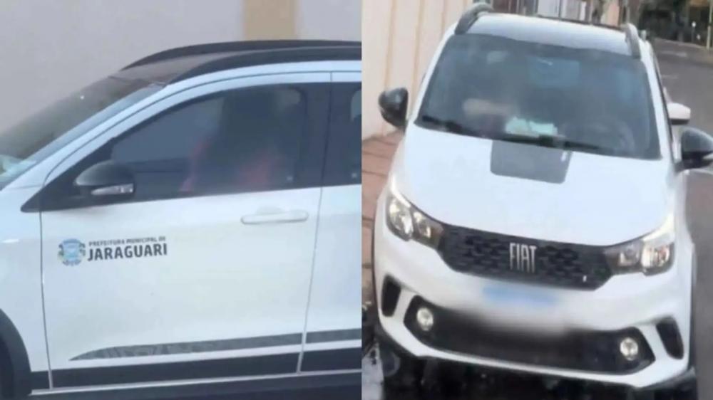 Flagra de servidores aos 'amassos' em carro oficial causa demissão e abala casamentos em Jaraguari