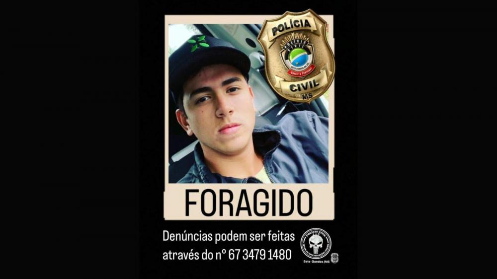 Polícia divulga cartaz com suspeito de esquartejar jogador 