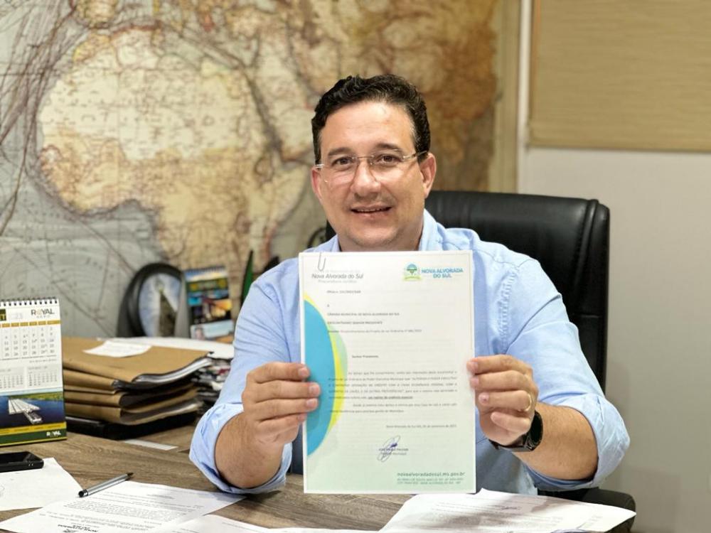Prefeito Paleari investirá 30 milhões em pavimentação asfáltica nos bairros de Nova Alvorada do Sul
