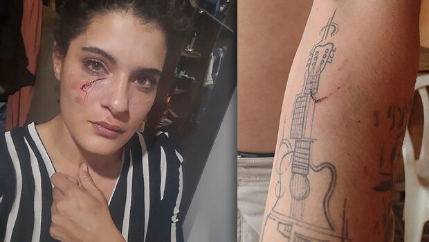 Mulher é espancada por músico na frente dos filhos em Amambai